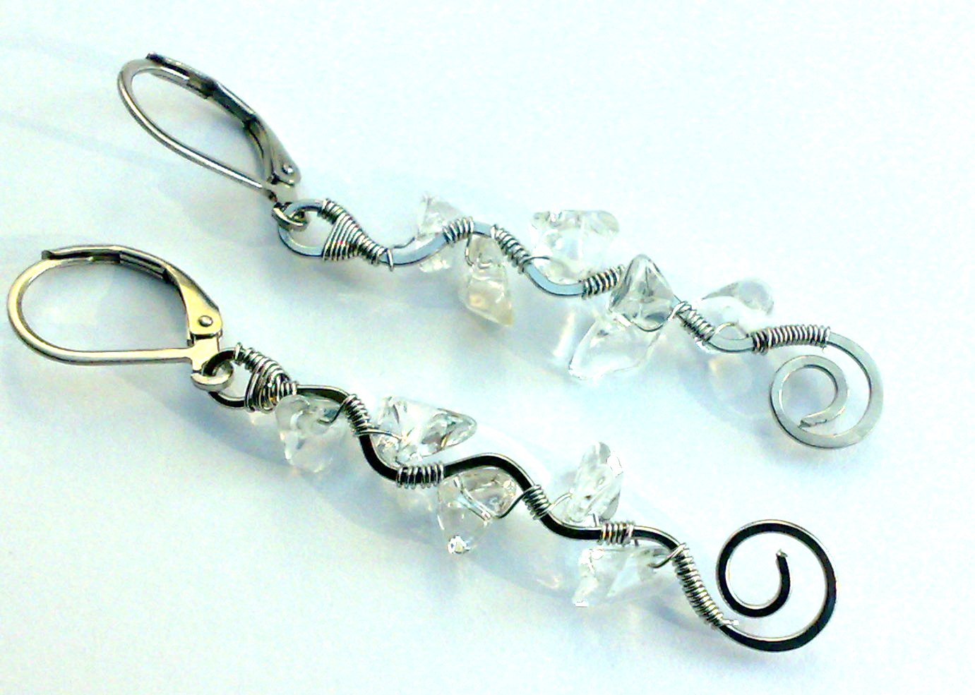 Průzračné náušničky