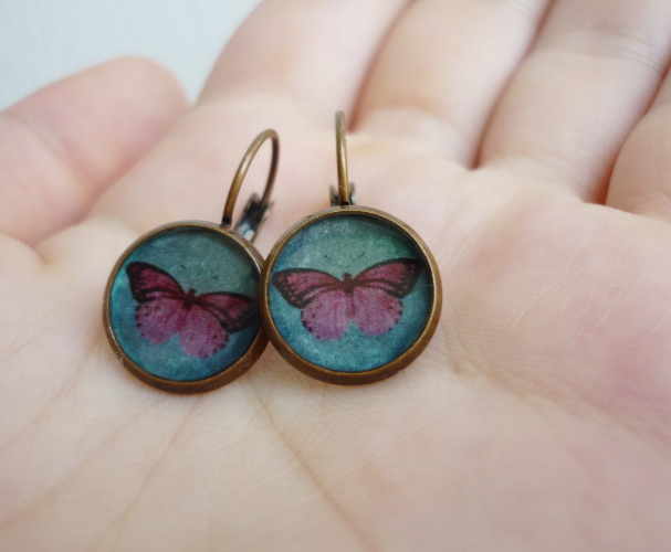 motýlci - náušnice