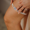  ,,NEKONEČNO“ – Luxusní svatební podvazek z krystalů PRECIOSA