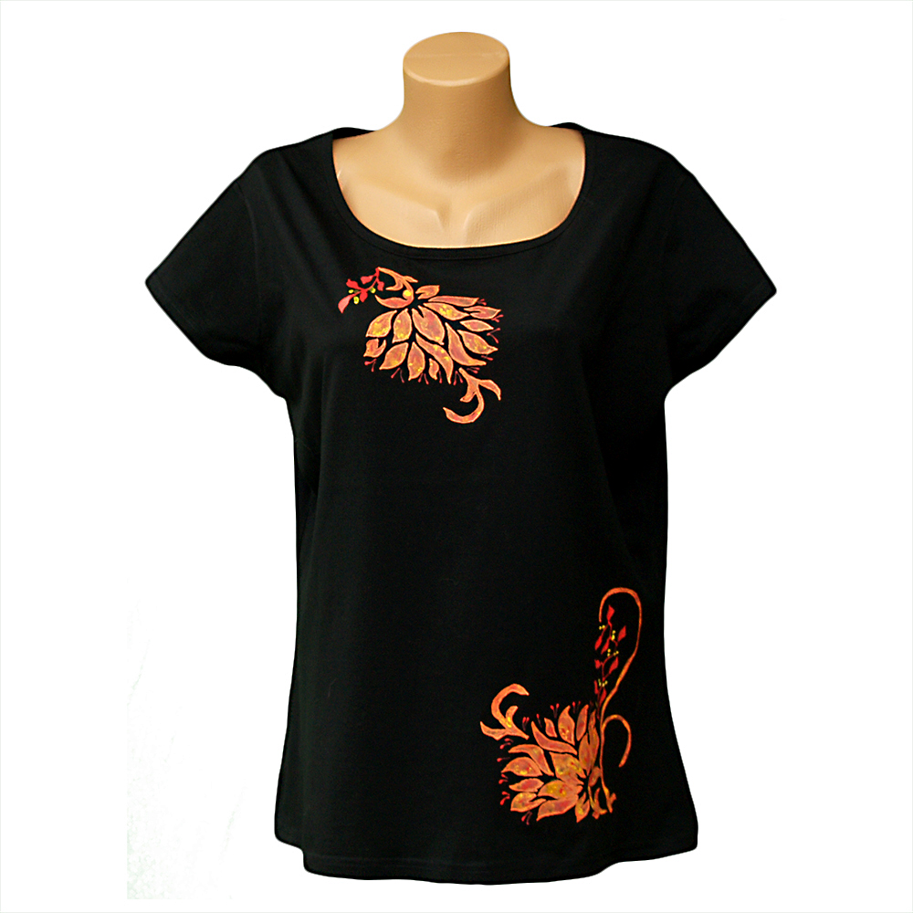 Černé dámské tričko 