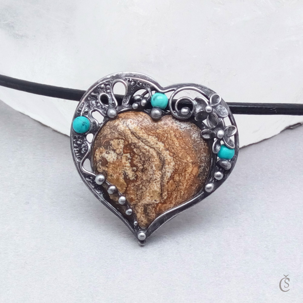 Srdíčko - Jaspis, Tyrkenit