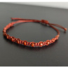 Náramek Shamballa s korálky
