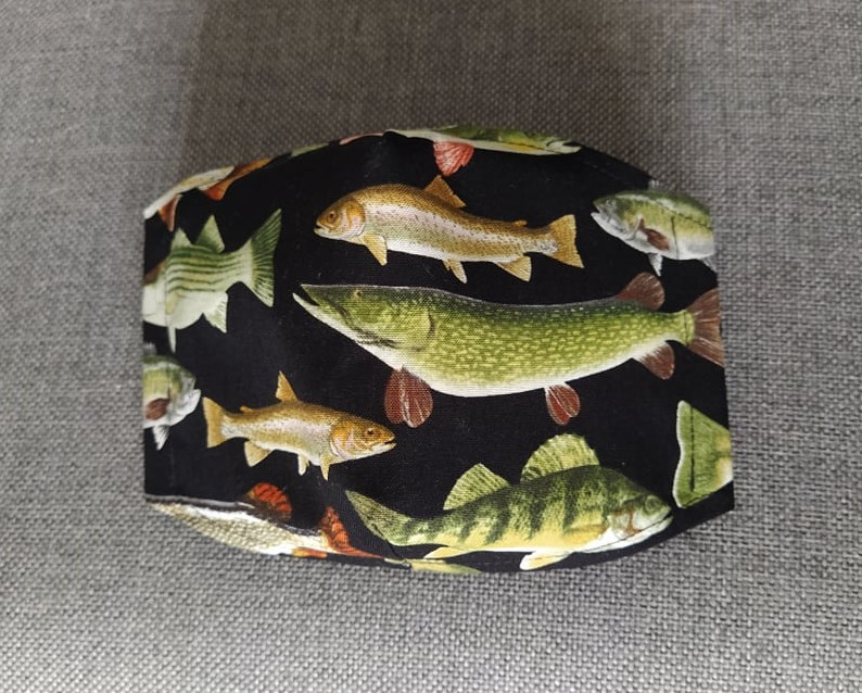 Rouška Designová Rybky