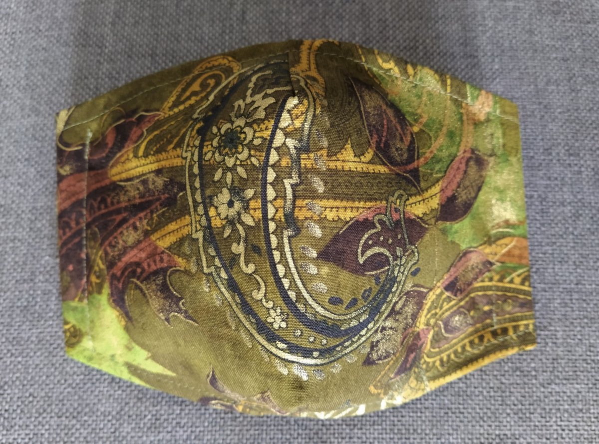 Rouška Designová Prales Zlatotisk