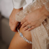  ,,NEKONEČNO“ – Luxusní svatební podvazek z krystalů PRECIOSA