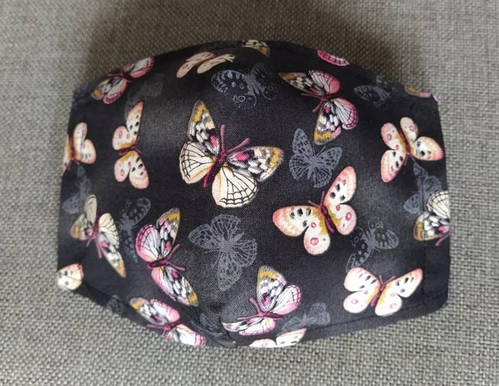 Rouška Designová Motýlí 1  - dětská 