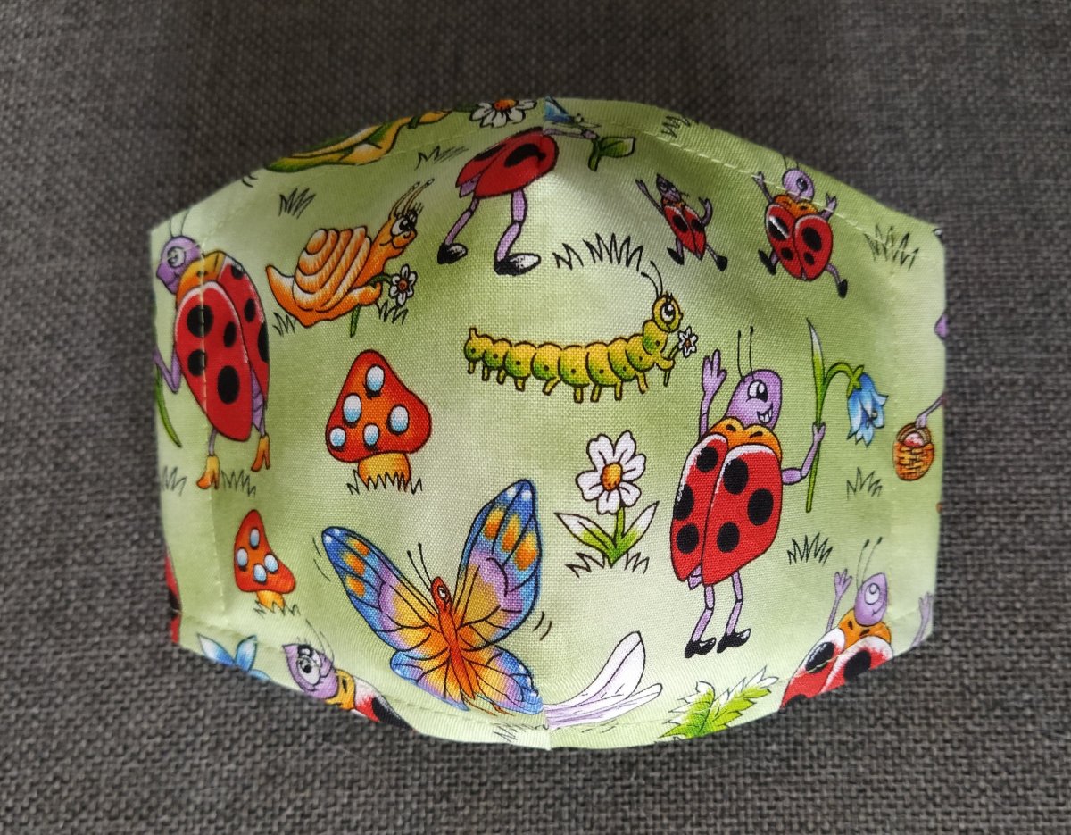Rouška Designová Chrobáčci  - dětská 