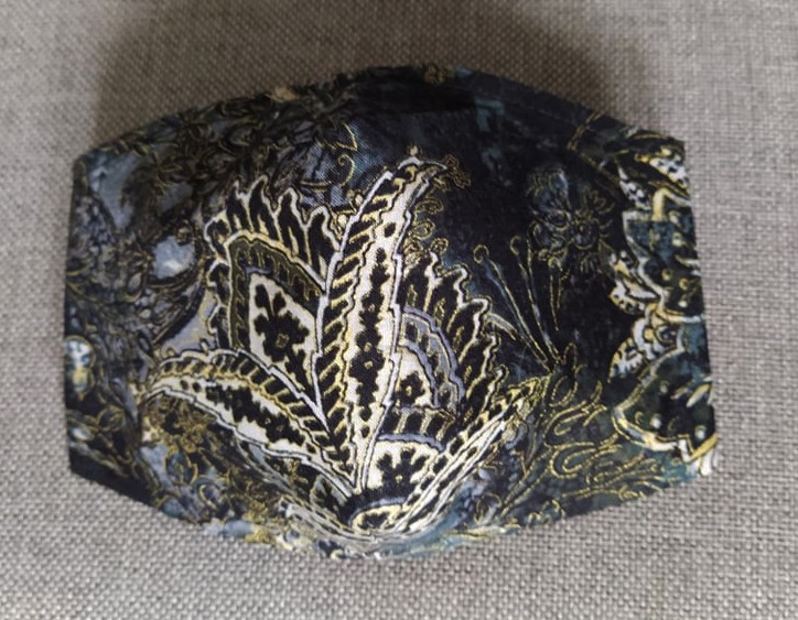 Rouška Designová Prales v noci  Zlatotisk