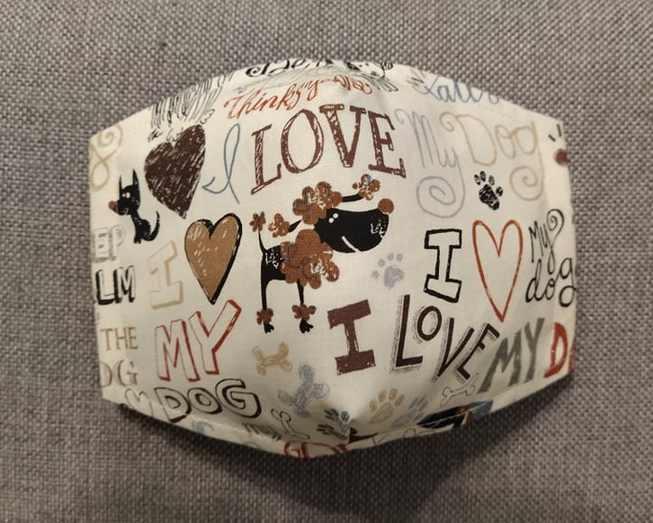 Rouška dětská - Love Dog