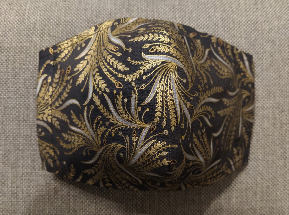 Rouška Designová Zlaté kapradí II.