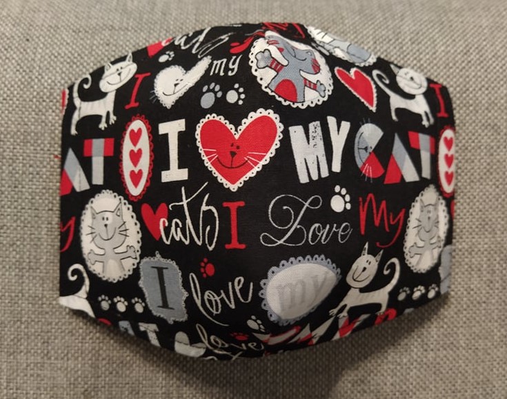 Rouška dětská - Love Cat 