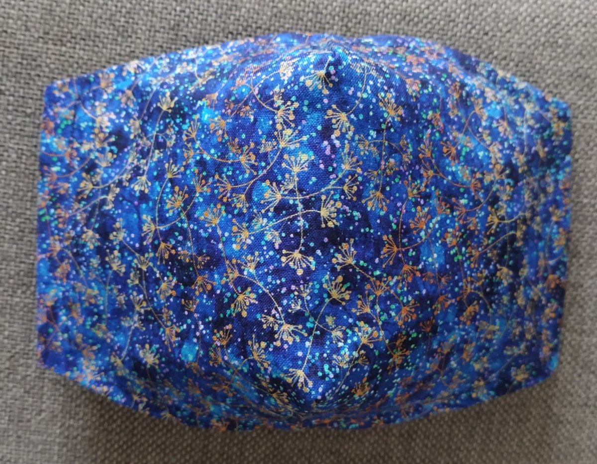 Rouška Designová Pampelišky modré