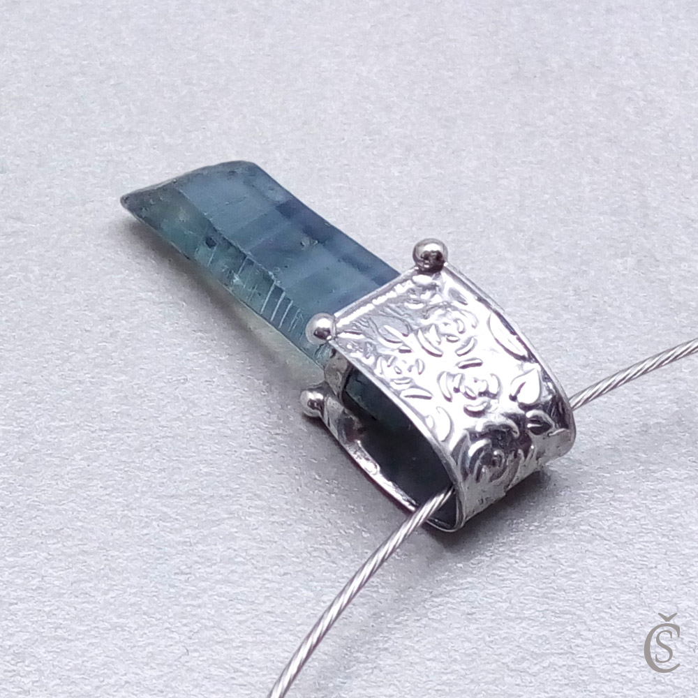 Náhrdelník Aqua Aura - krystal