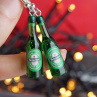 Pivo Heineken, vtipné náušnice, alkohol
