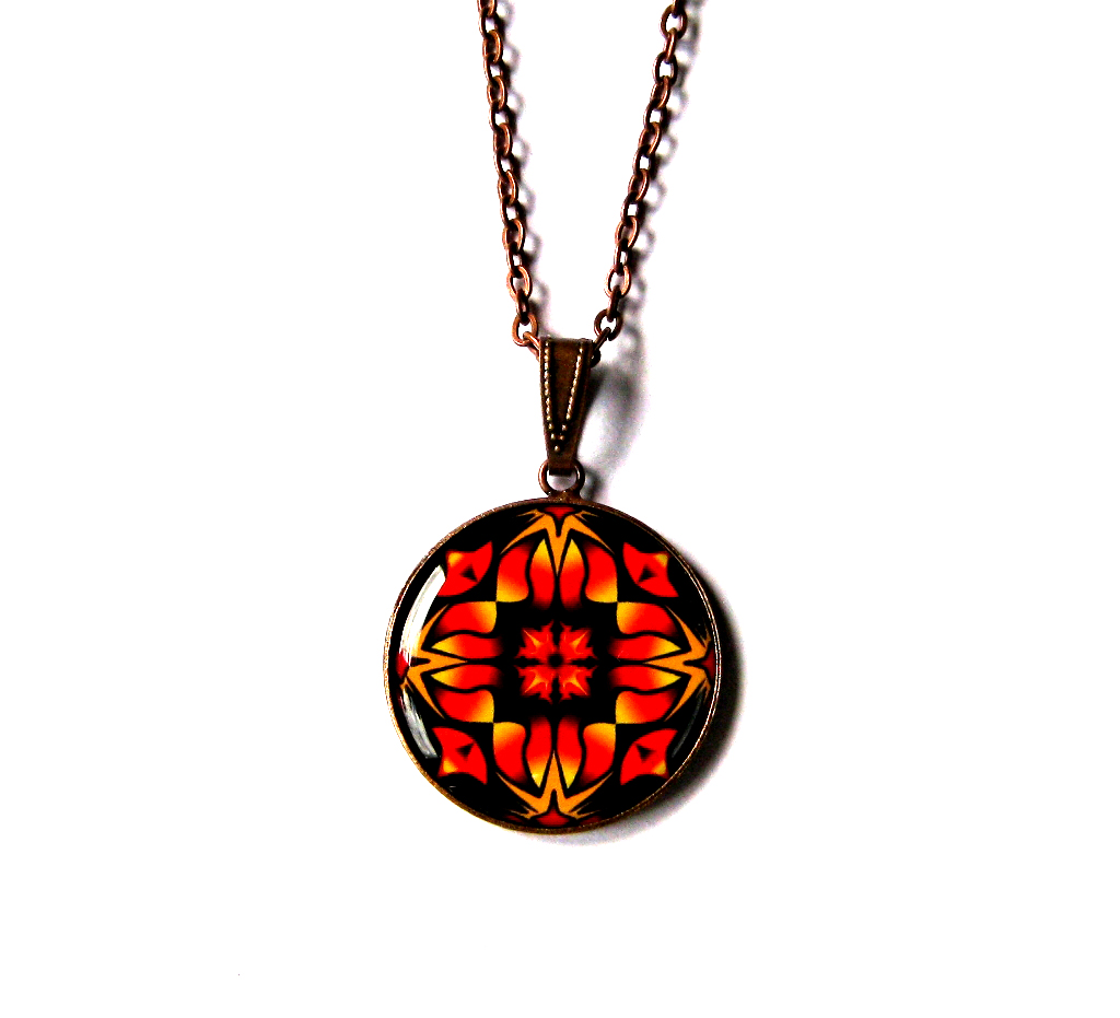 Mandala - Květ ohně 