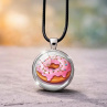 Náušnice a přívěsek Donut