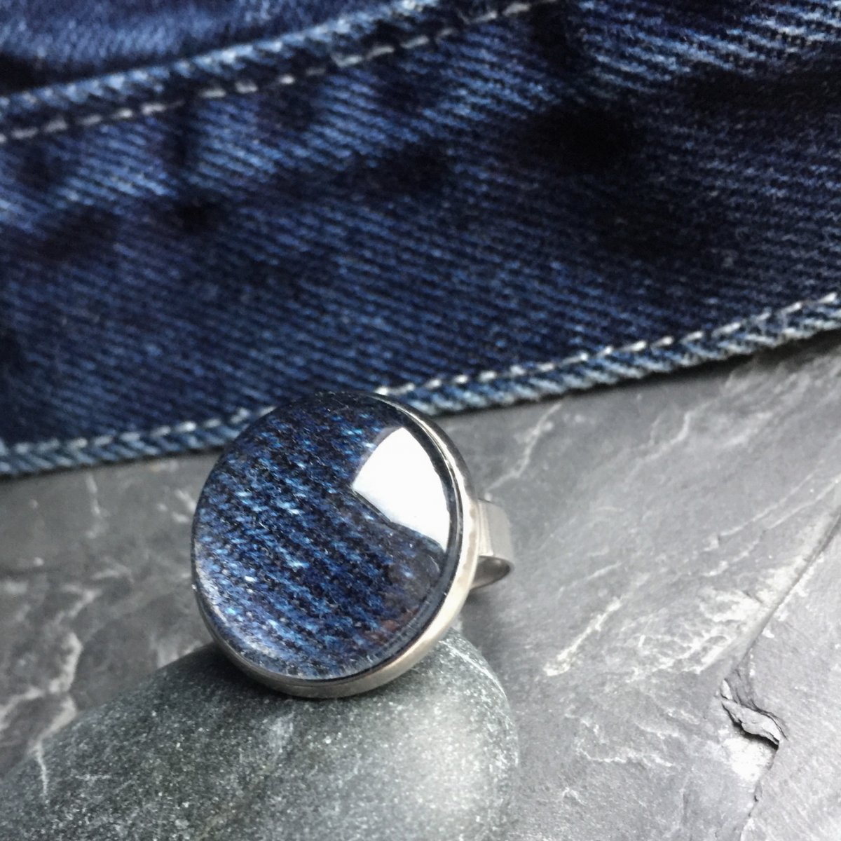 Jeans - prsten S.Steel