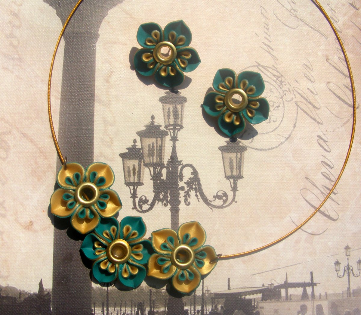 Fimo sada - zámecká kytičková