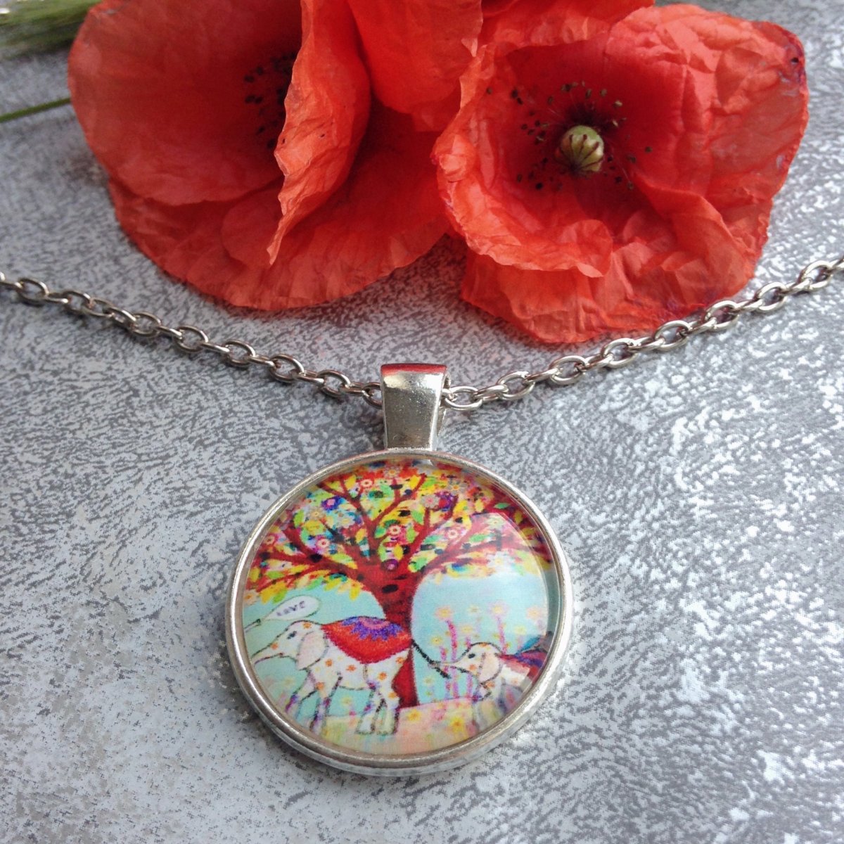 Strom štěstí - stříbrný přívěsek 