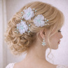 Svatební věneček do vlasů s jemnými květy