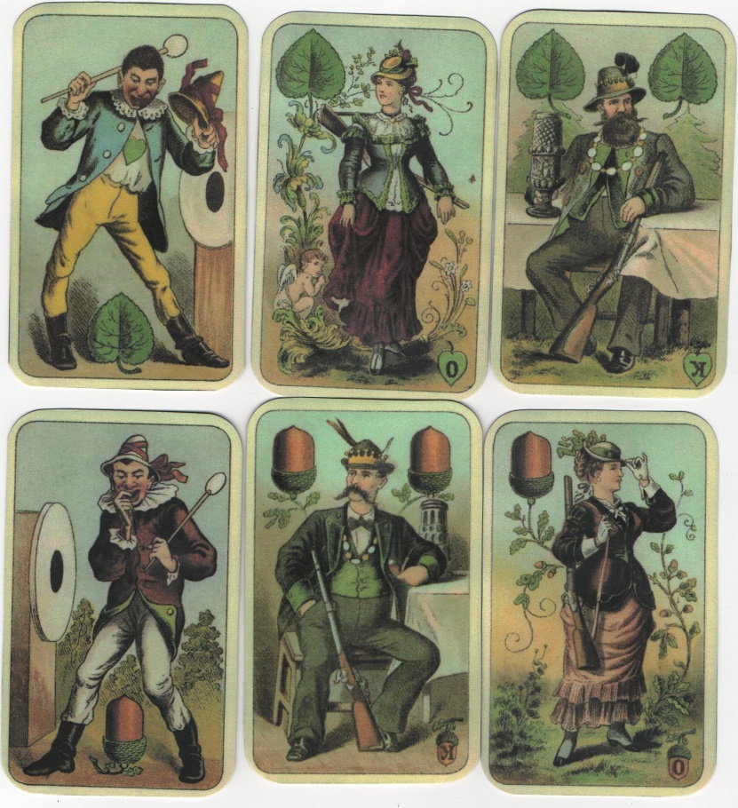 Mariášové karty  Německo  1885