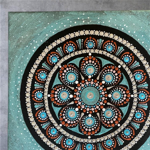 Malovaná mandala - Proměnlivost