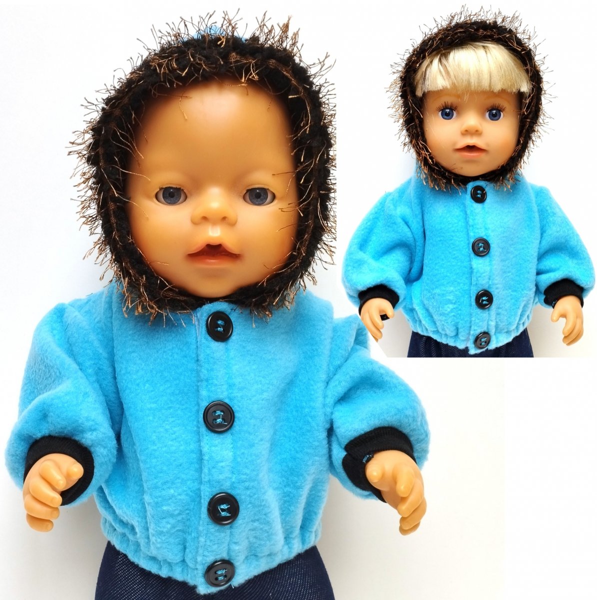 FLÍSOVÁ BUNDA PRO PANENKU BABY BORN 40 až 44 cm