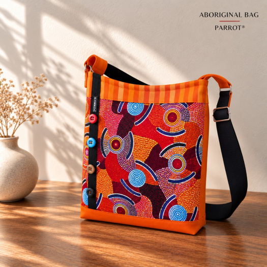 Australian ABORIGINAL BAG no.2 *** PARROT®