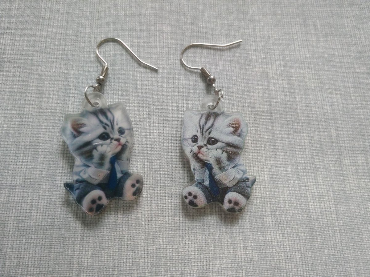 Náušnice kočky