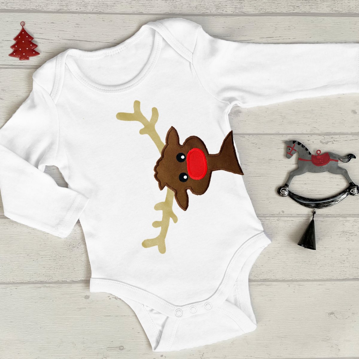 Body dl.rukáv sob se zlatými parůžky