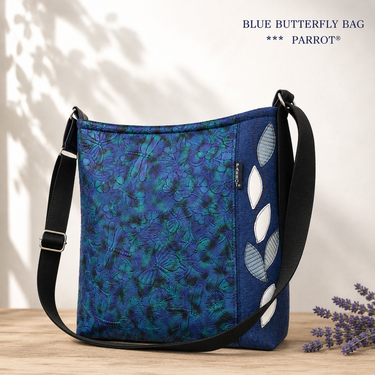 BLUE BUTTERFLY BAG *** PARROT®