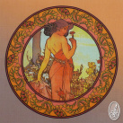 Látkový obraz Alfons Mucha - Karafiát