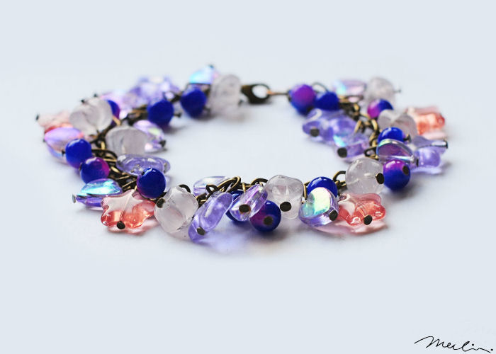 Coloured Dreams - Barevné sny - náramek - cinkáček