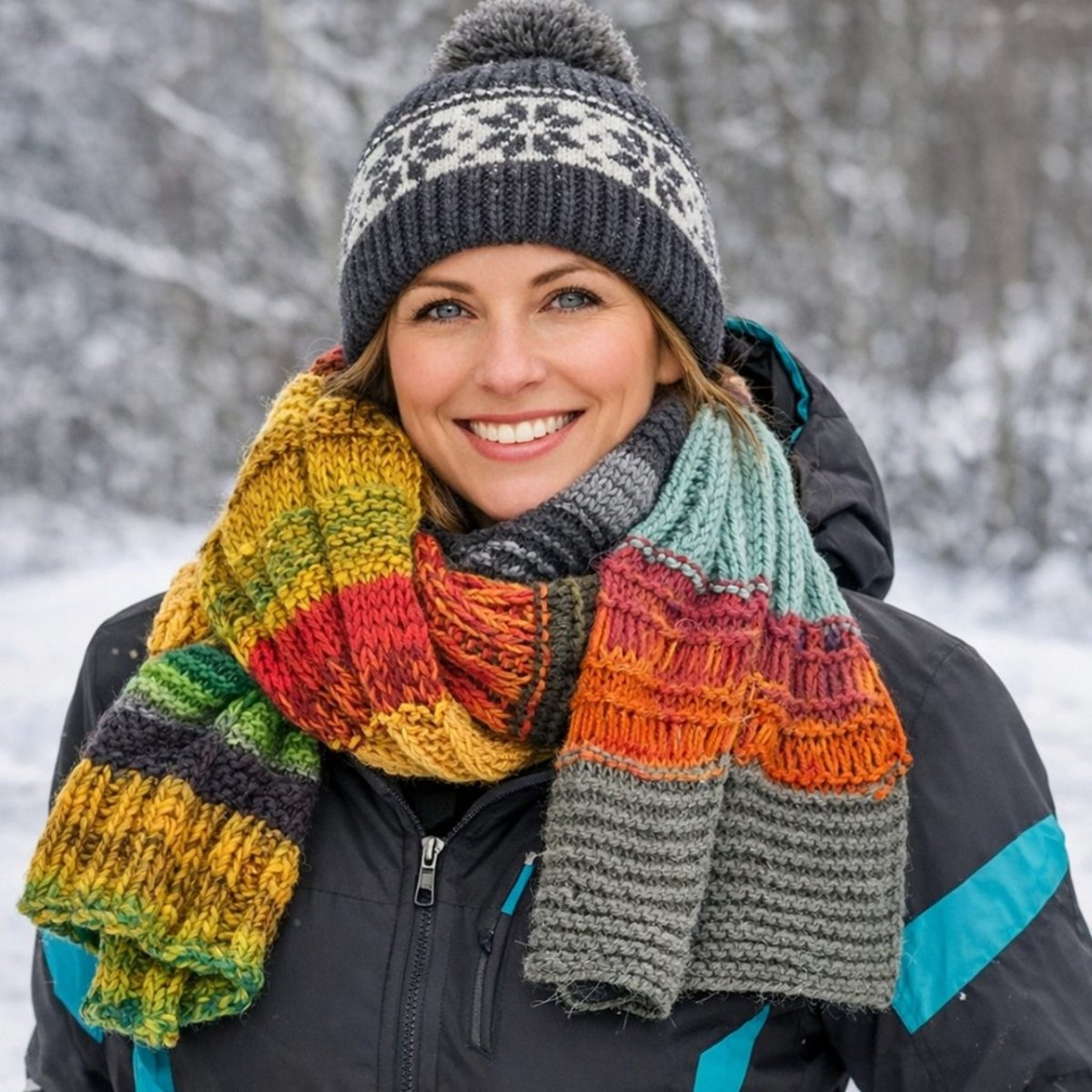 RUČNĚ PLETENÁ ŠÁLA - MARIE