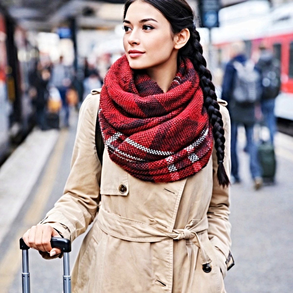 RUČNĚ TKANÁ ŠÁLA - PLÉD - KATKA