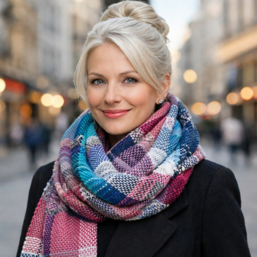 RUČNĚ TKANÁ ŠÁLA - PLÉD - CIZELA