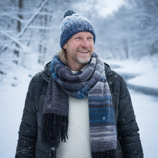 RUČNĚ TKANÁ ŠÁLA - ROMAN