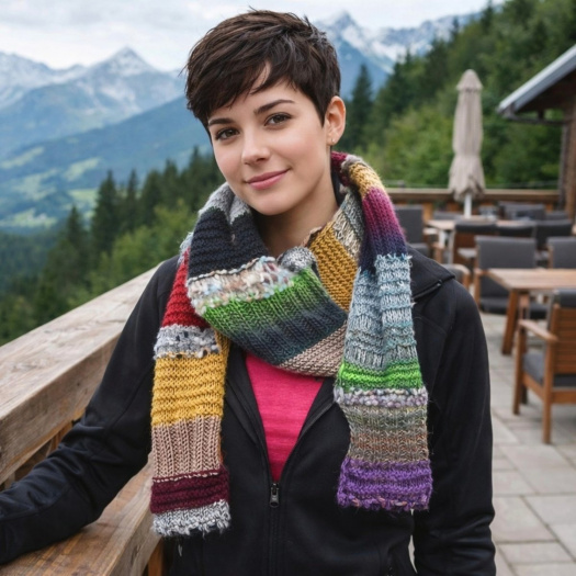 RUČNĚ PLETENÁ ŠÁLA - ALEXA