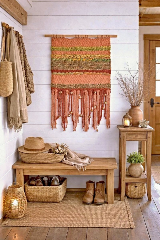 RUČNĚ TKANÁ TAPISÉRIE - TEXTILN9Í OBRAZ