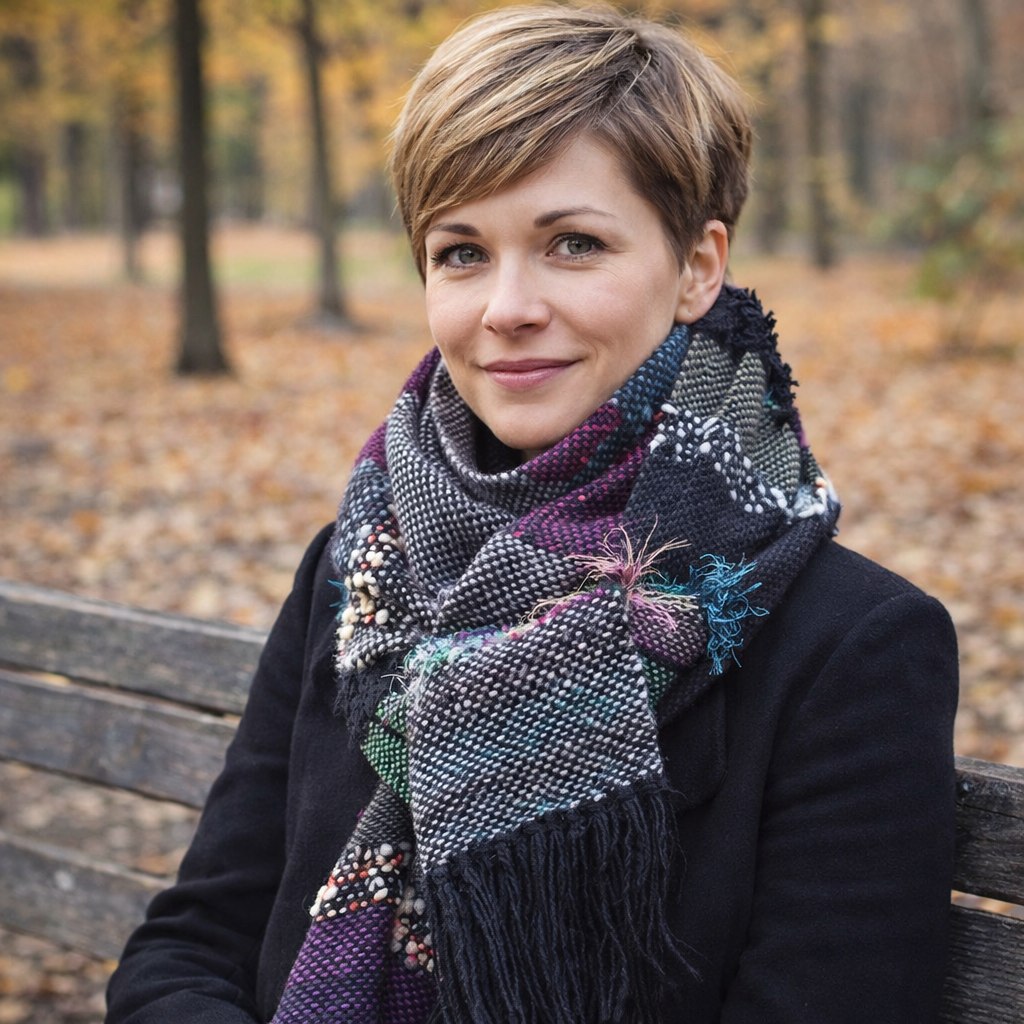 RUČNĚ PLETENÁ ŠÁLA - RENÁTA