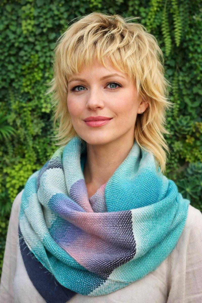 RUČNĚ TKANÁ ŠÁLA - SARAH