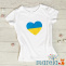 Dívčí tričko srdce Ukrajina