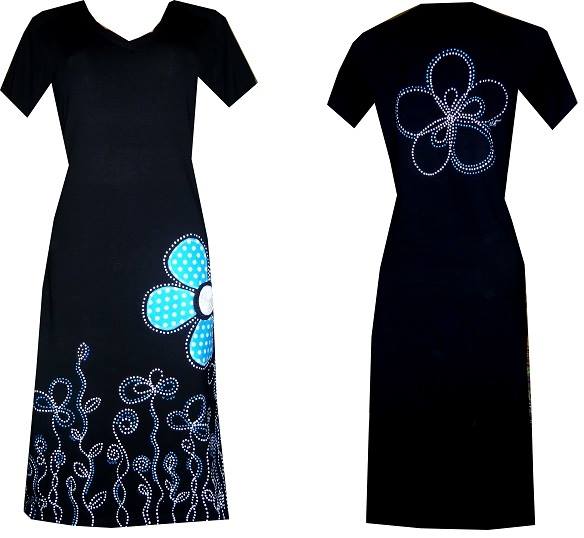 DOMINANTNÍ KYTKA 2 - šaty dámské