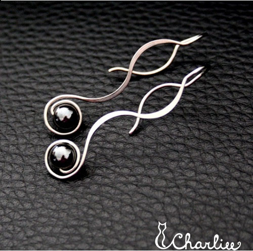 PROVLÉKACÍ SPIRÁLY (kratší) - HEMATIT - tepané - hypoalergenní chirurgická ocel