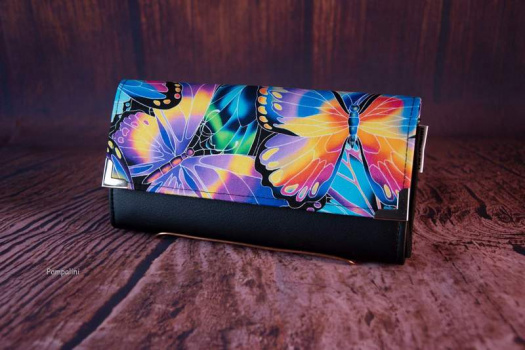 Velká peněženka - Duhoví motýli