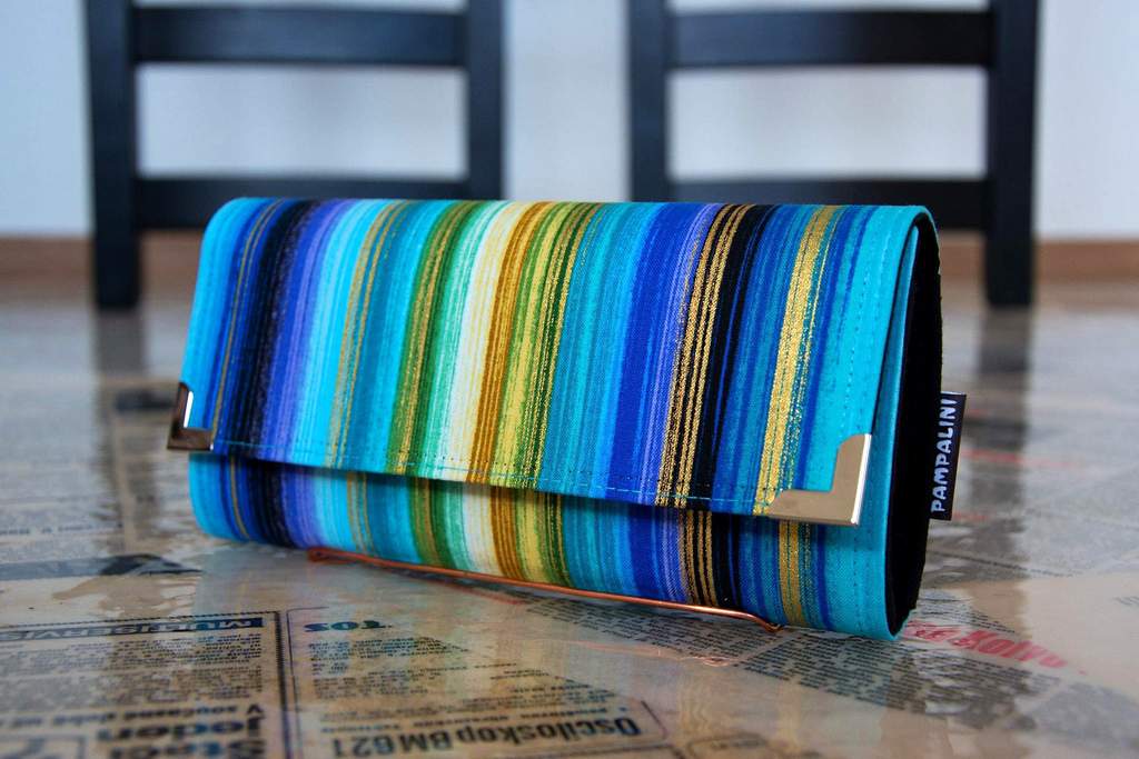 Velká peněženka - Zlaté pruhy