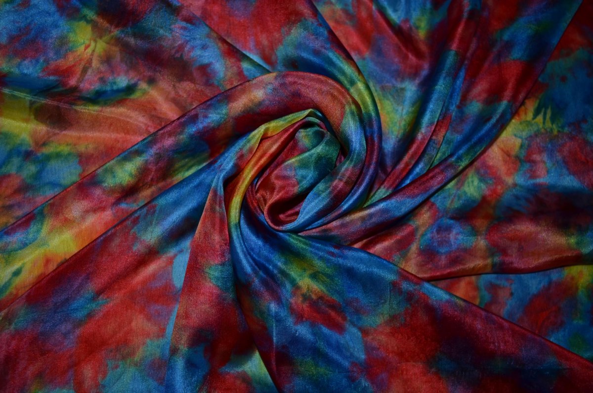 Hedvábný šátek pestrý