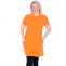 Šaty BASIC line, krátký rukáv / pomeranč