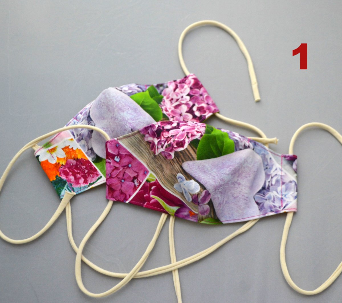 Rouška dámská 2 vrstvy+kapsa č.1