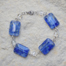 Blue moss quartz - náhrdelník